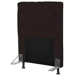 Cabeceira Cama Box Solteiro 90cm Cristal Corino Branco