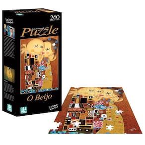 Quebra Cabeça Puzzle O Beijo 260 Peças Nig Brinquedos 0580