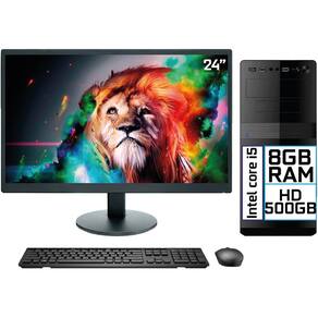 PC Gamer Completo Intel Core I5 8GB HD 500GB Geforce GT 1030 2GB Monitor  HDMI LED 19.5 FoxPC IPower PGFPIP-3LED, Produto