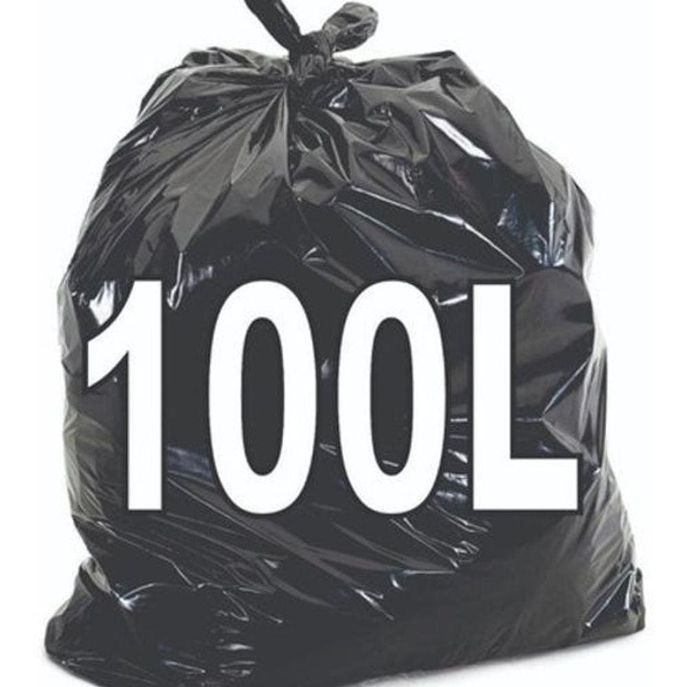 Saco De Lixo 100 Litros Resistente 100Un