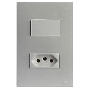 Kit Interruptor + Tomada 20A 4X2 Brs12240-8Pr