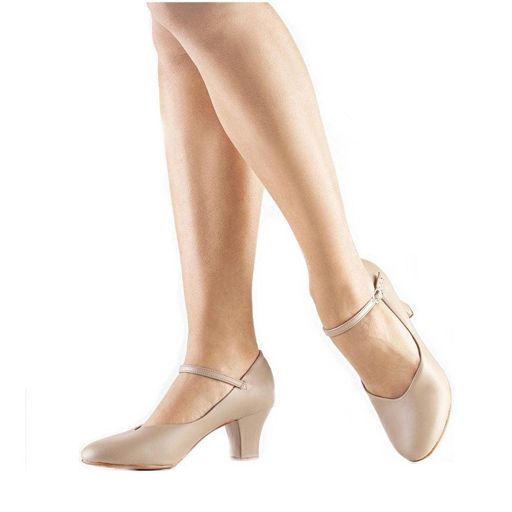 Sapato Dança de Salão Só Dança Napa Salto 5cm Bege