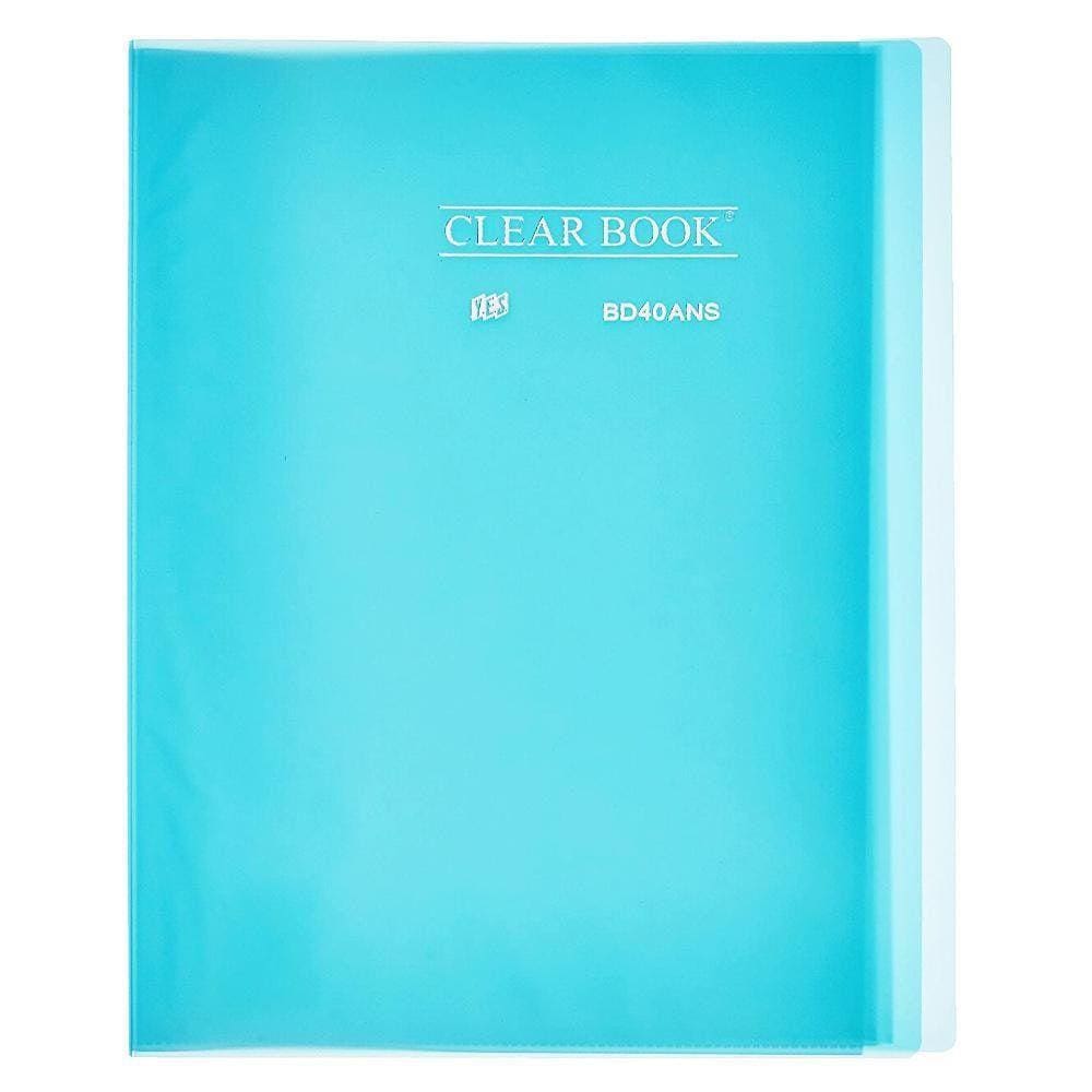 Pasta Catálogo A4 Yes 40 Envelopes Bd40Ans Clear Azul