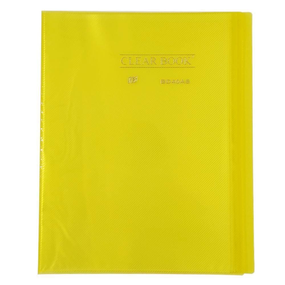 Pasta Catálogo A4 Yes 40 Envelopes Bd40As Clear Amarelo