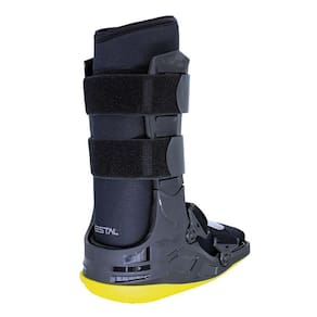 Bota Imobilizadora Curta Exofoot Kestal Preto/Amarelo M