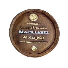 Tampa De Barril Média Alto Relevo Whisky Black Label