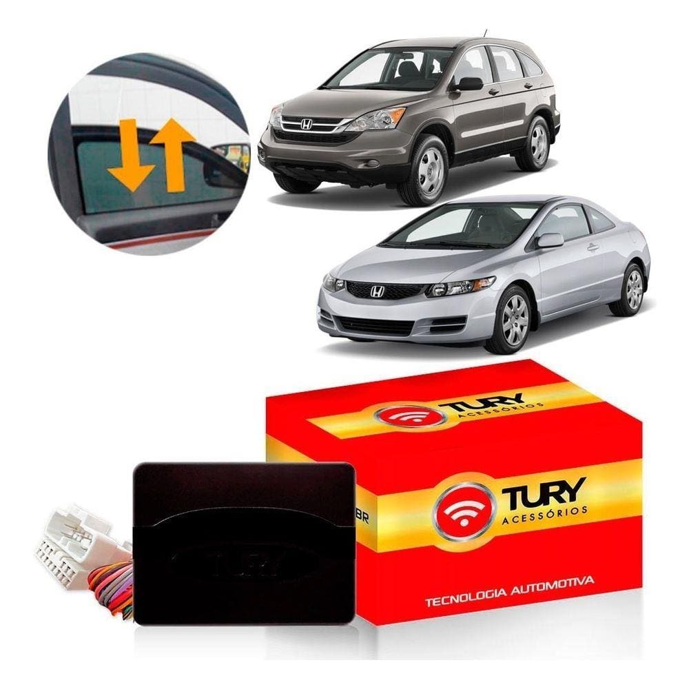 Módulo Vidro Elétrico Tury Pro 4.23 A Honda Civic E Cr-v