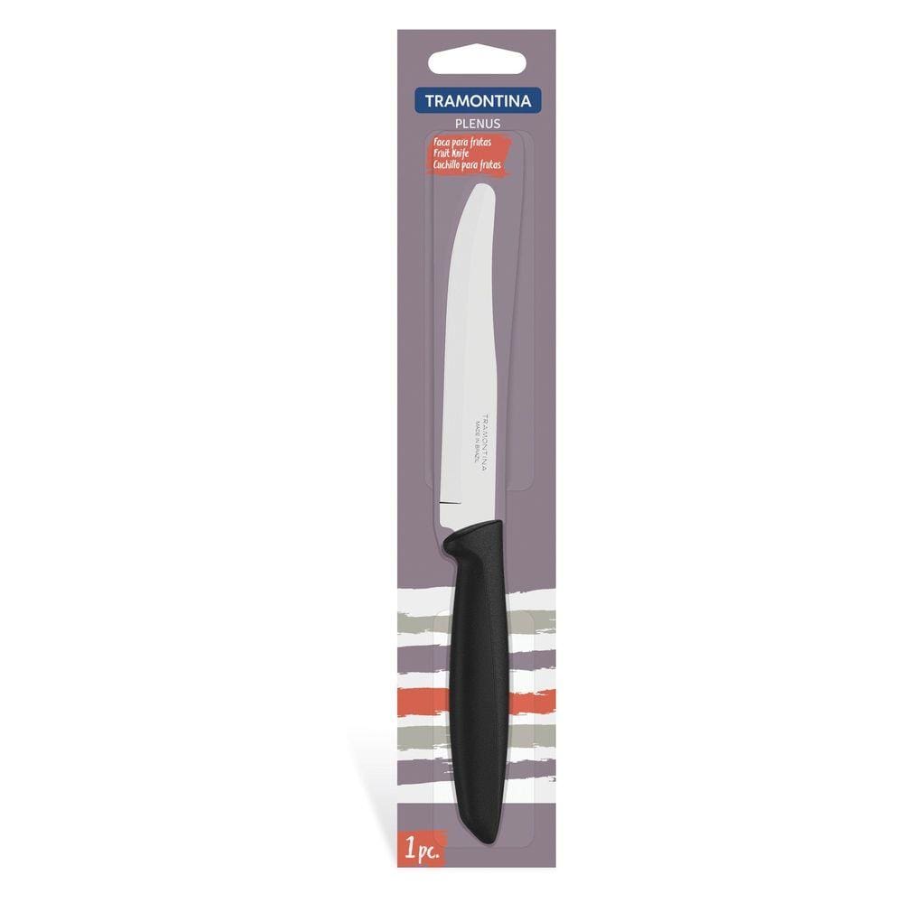 Faca para Frutas Tramontina Plenus com Lâmina em Aço Inox e Cabo de Polipropileno 5” Tramontina