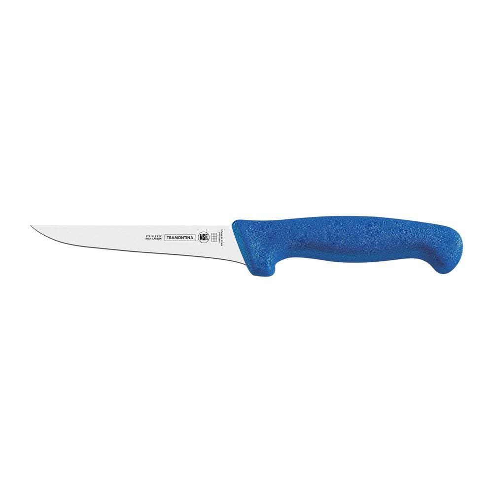 Faca para Desossar Tramontina Profissional com Lâmina de Aço Inox e Cabo de Polipropileno Azul 5" Tramontina