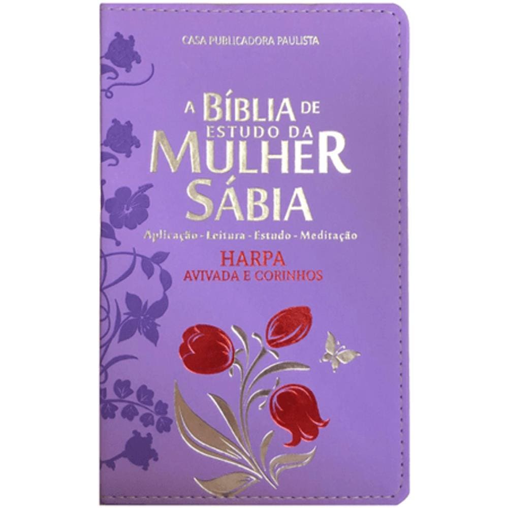 Biblia Da Mulher Sabia Mod 01 Tulipa Lilas