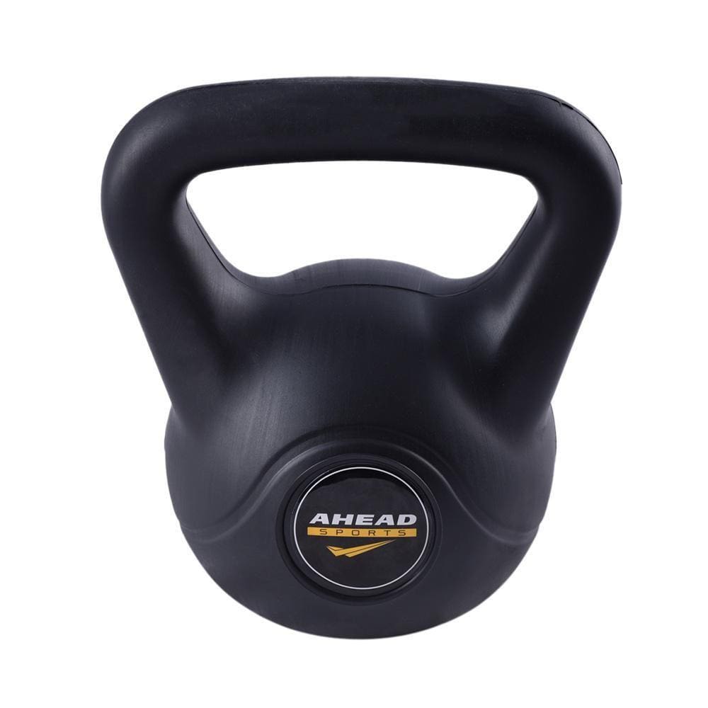 Kettlebell Black Cimento Peso Academia 8 Kg Preto