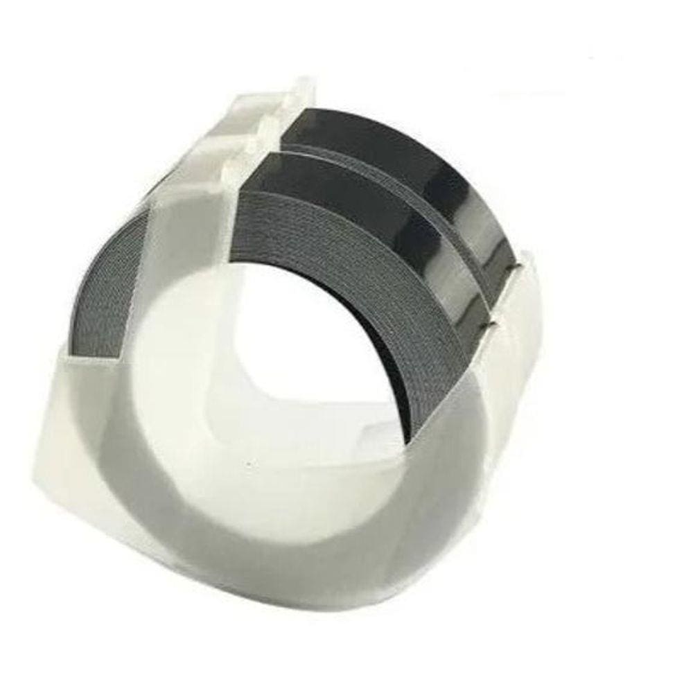 Fita Vinil Preta Rotulador Manual Dymo 9Mm 3D315 2 Un