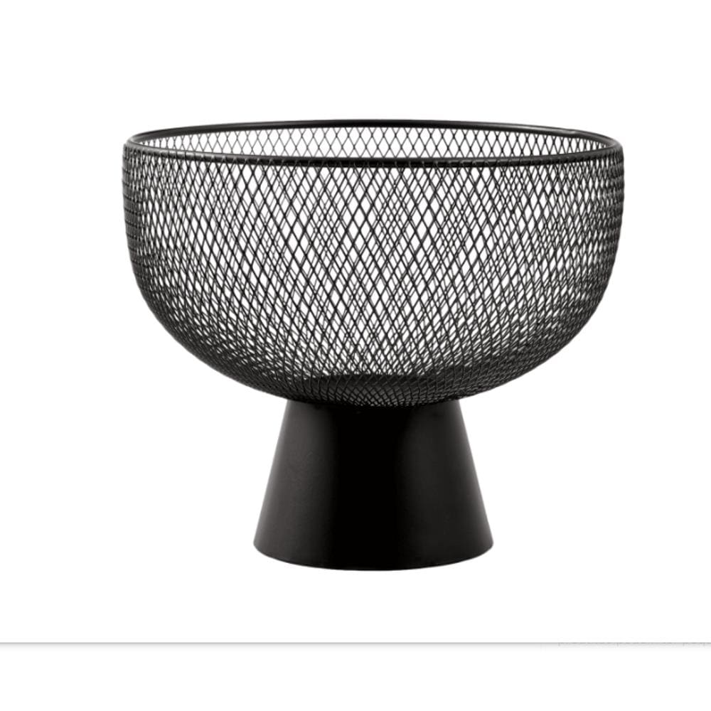 Centro de Mesa em Metal Preto 20cm 12319 Mart