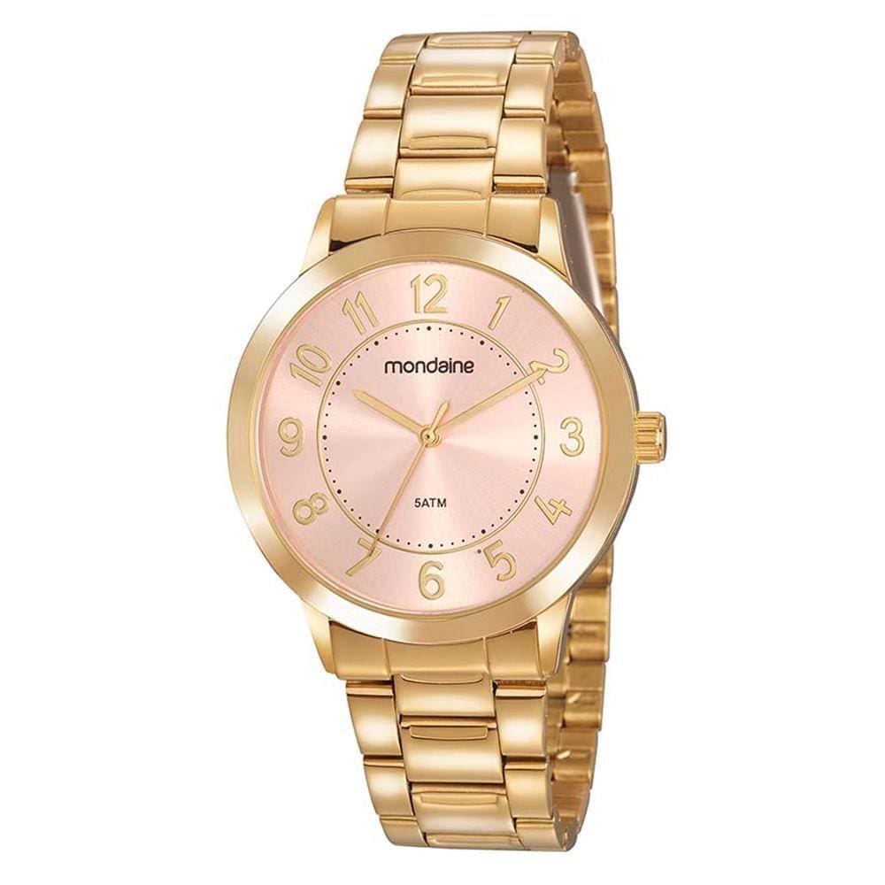 Relógio Feminino Mondaine Dourado - 83469LPMVDE2