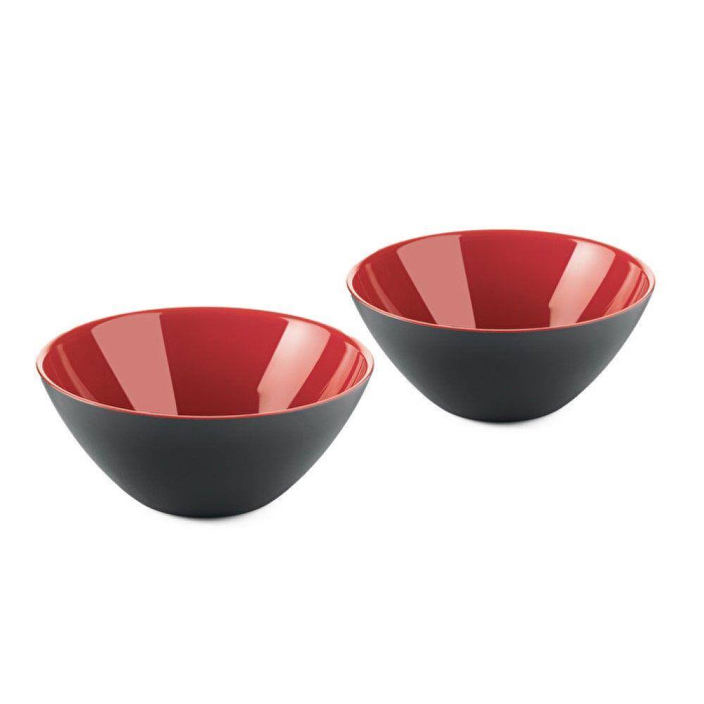Cj de 2 Bowls 12cm em Acrilico Vermelho My Fusion - Guzzini