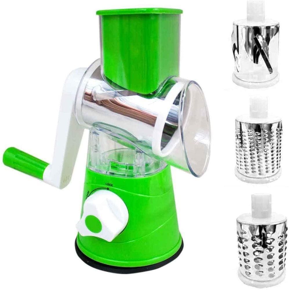 Cortador Fatiador Legumes 3 Laminas Verduras Ralador Alimentos Queijo Cozinha (888671)