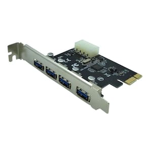 Placa Usb 3.0 Pci-E 4 Portas 5Gbps Pci-Express Pc Lt-612