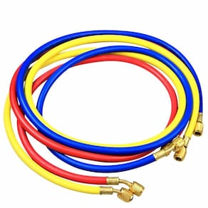 Mangueira Manifold 150cm R22 com Conector de Metal Vix CT-360-RYB-CHEAP