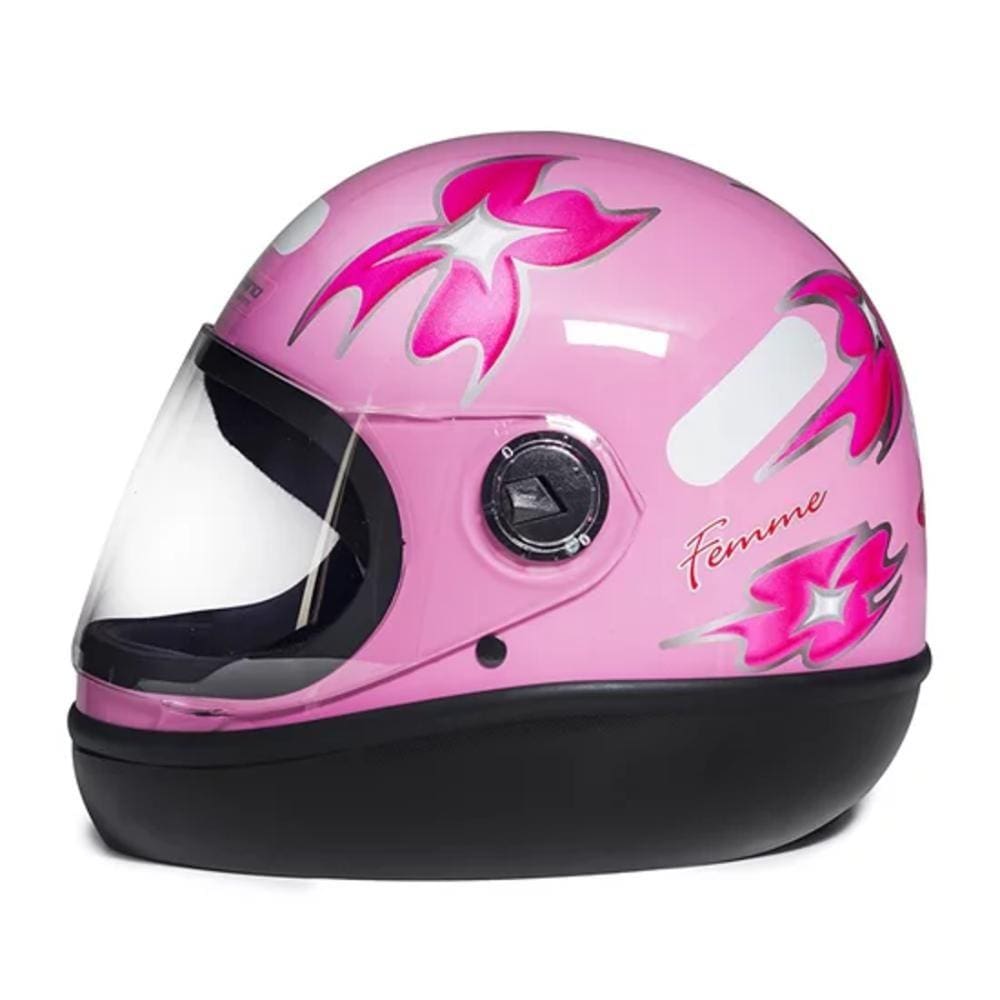 Capacete San Marino Fórmula 1 Femme Moto Flor Integral