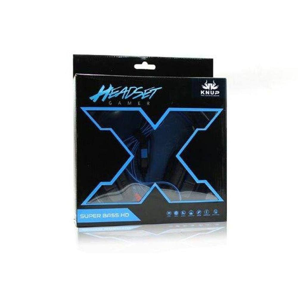 Headset Gamer Kp-397 Azul