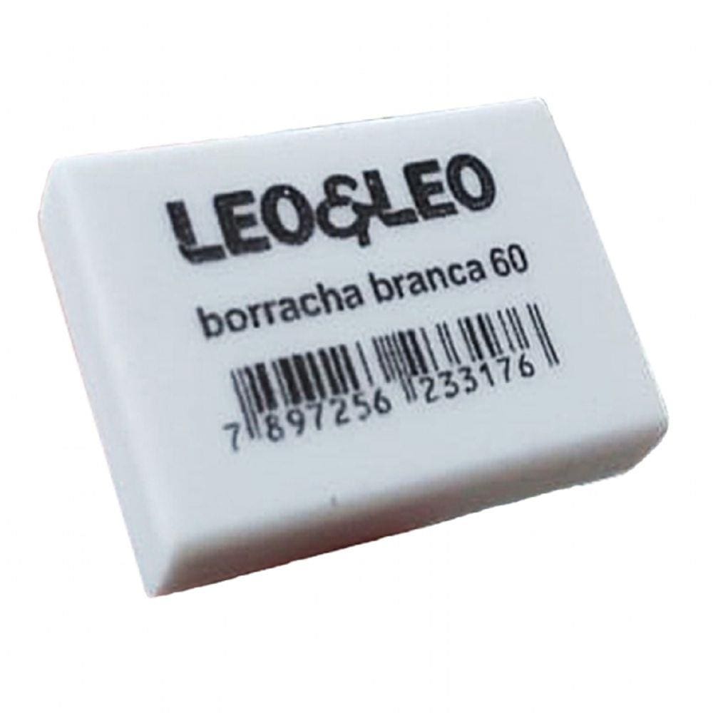 Borracha Branca Escolar N 60 Caixa Com 60 Unidades