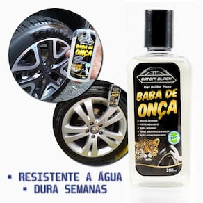 Pretinho para Pneus Baba de Onça 200ml Batom Black