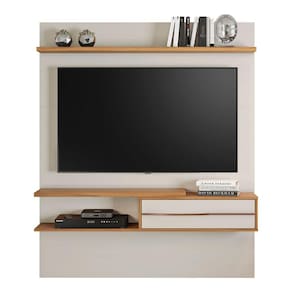 Painel NT1155 para TV até 55 Polegadas Off White / Freijó Trend