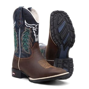 Bota Texana Masculina Cachim Verde
