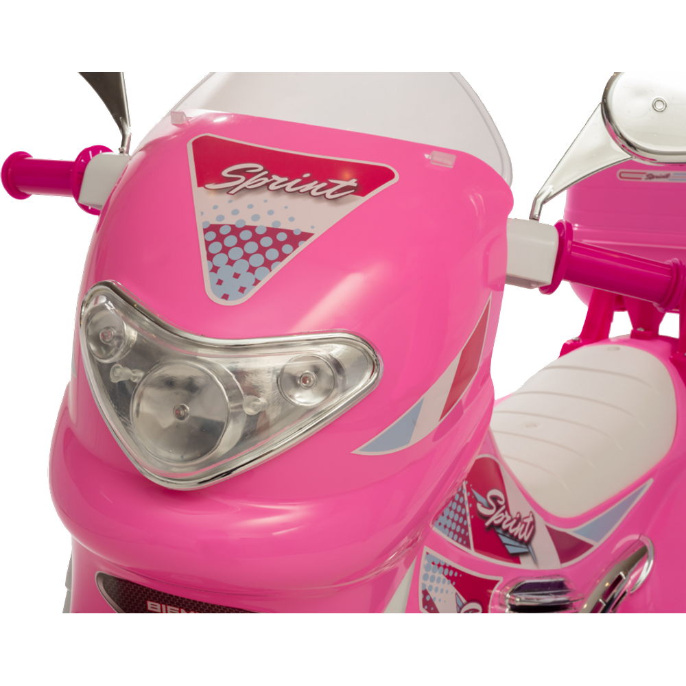Carrinho de Passeio Elétrico Triciclo Sprint Turbo - Biemme - Rosa