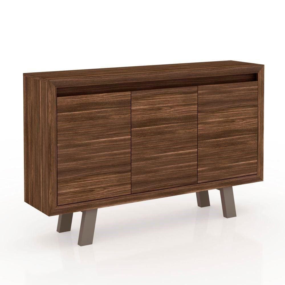 Balcão 03 Portas Me4120 Nogal Tecno Mobili