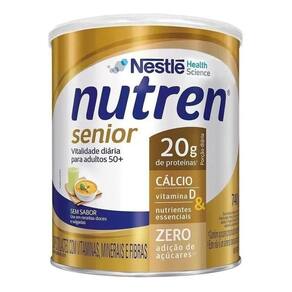 Nutren Senior Sem Sabor Suplemento Alimentar Lata 740G