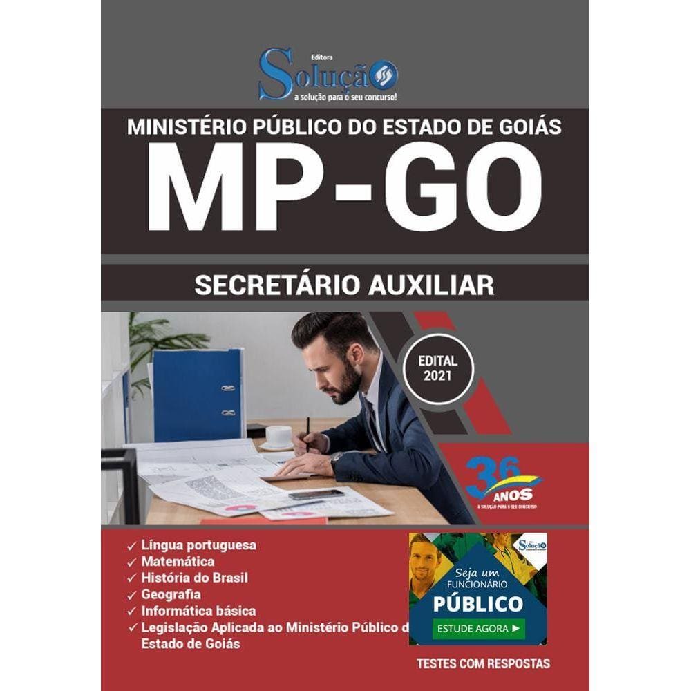 Apostila Concurso Mp Go - Secretário Auxiliar