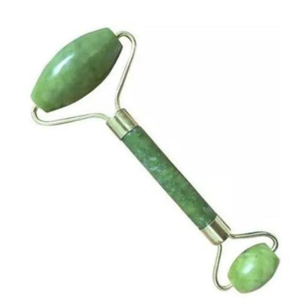 Rolo Massageador Facial Pedra Jade Anti Rugas - Glo Roller