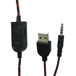 Headset Exbom Gamer Ps4 Fone de Ouvido Com Microfone Preto