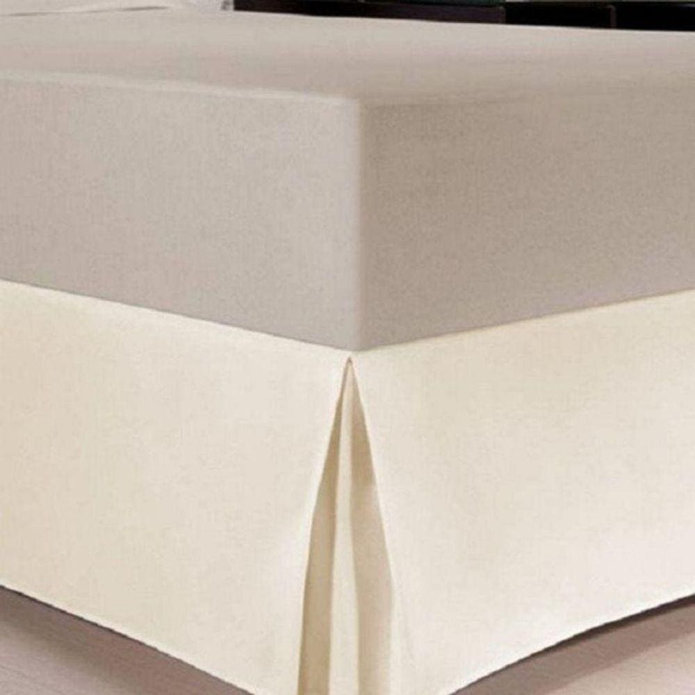 Saia Para Colchão Box Solteiro Com Pregas Pérola Kacyumara