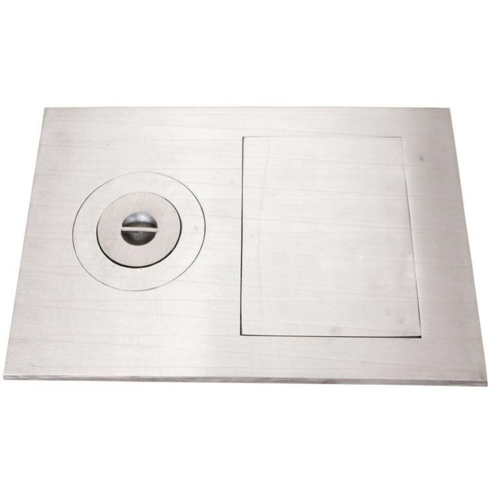 Chapa Fogão A Lenha Marmorite M 55X80 Polida