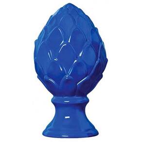 Pinha Decorativa Encanto Elegance Em Cerâmica Azul Royal