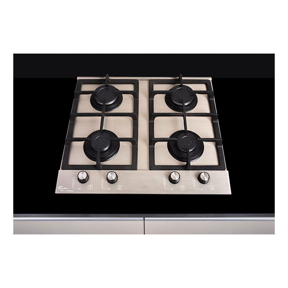 Cooktop Fischer a Gás 4 Bocas Platinium Prime