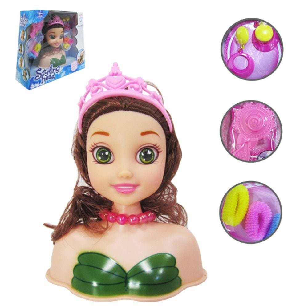 Boneca Beautiful Girl Maquiar Com Colar + Escova + 11 Peças 20 Comercial -  Sacolão.com