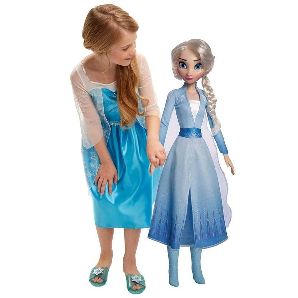 Boneca Princesa Elsa - Frozen 2 - Disney - 80 cm - BabyBrink