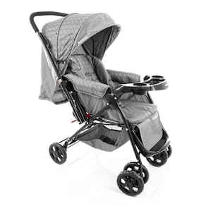 Carrinho de Bebê Reverse Cosco - Cinza Rajado