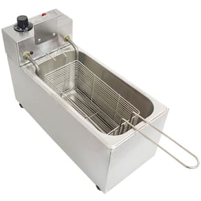 Fritadeira Elétrica com Óleo 4 Litros 1 Cuba Industrial Inox Irmãos Ribeiro Frb1c4