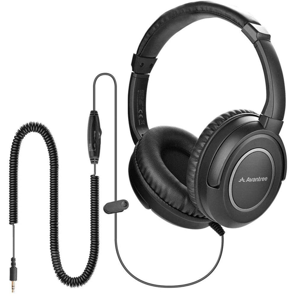 Fone de ouvido com cabo longo | Ponto