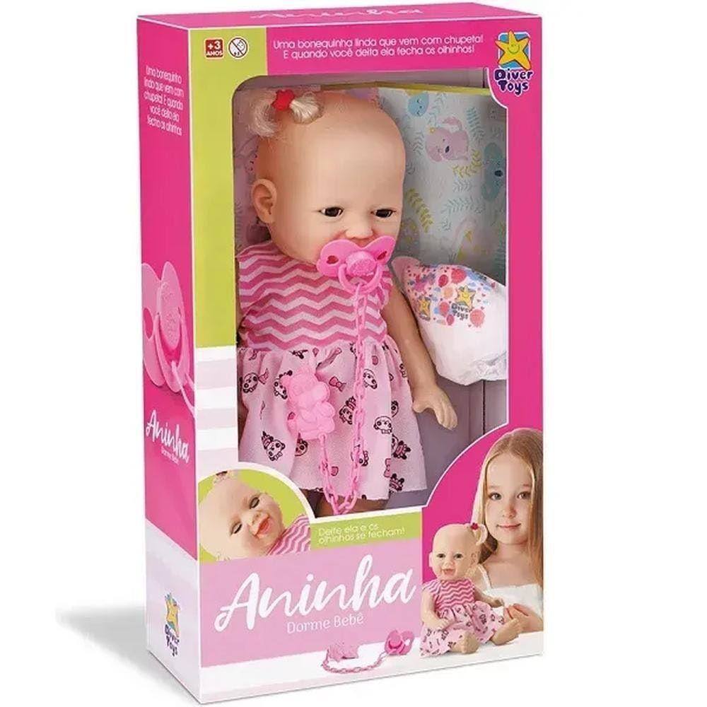 Boneca Bebe Reborn - Diver New Born - Dormindo - Divertoys em Promoção na  Americanas