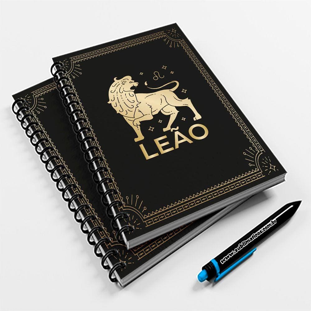 Caderno Universitário 96fls Signo Leão
