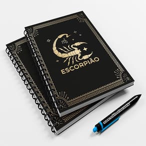 Caderno Universitário 96fls Signo Escorpião