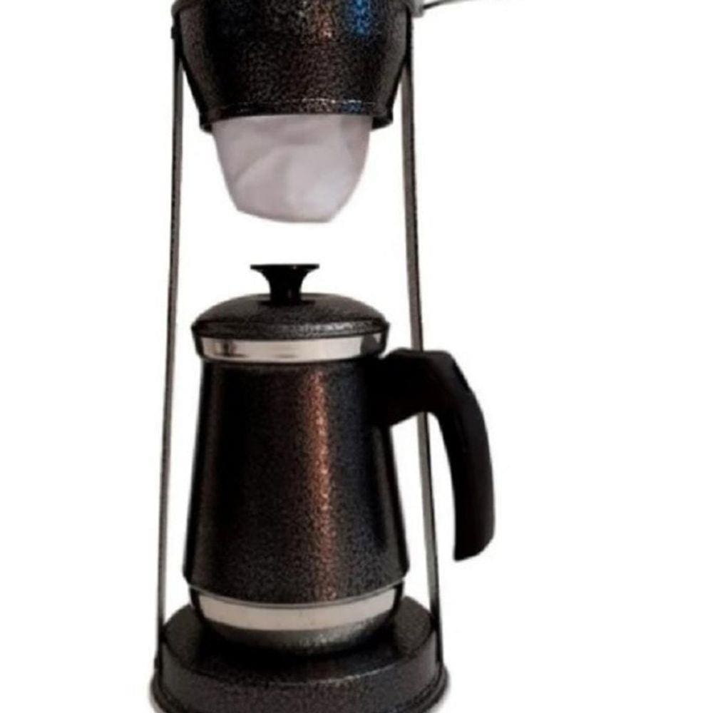 Bule Com Mancebo Retro Coador De Cafe Em Alumínio