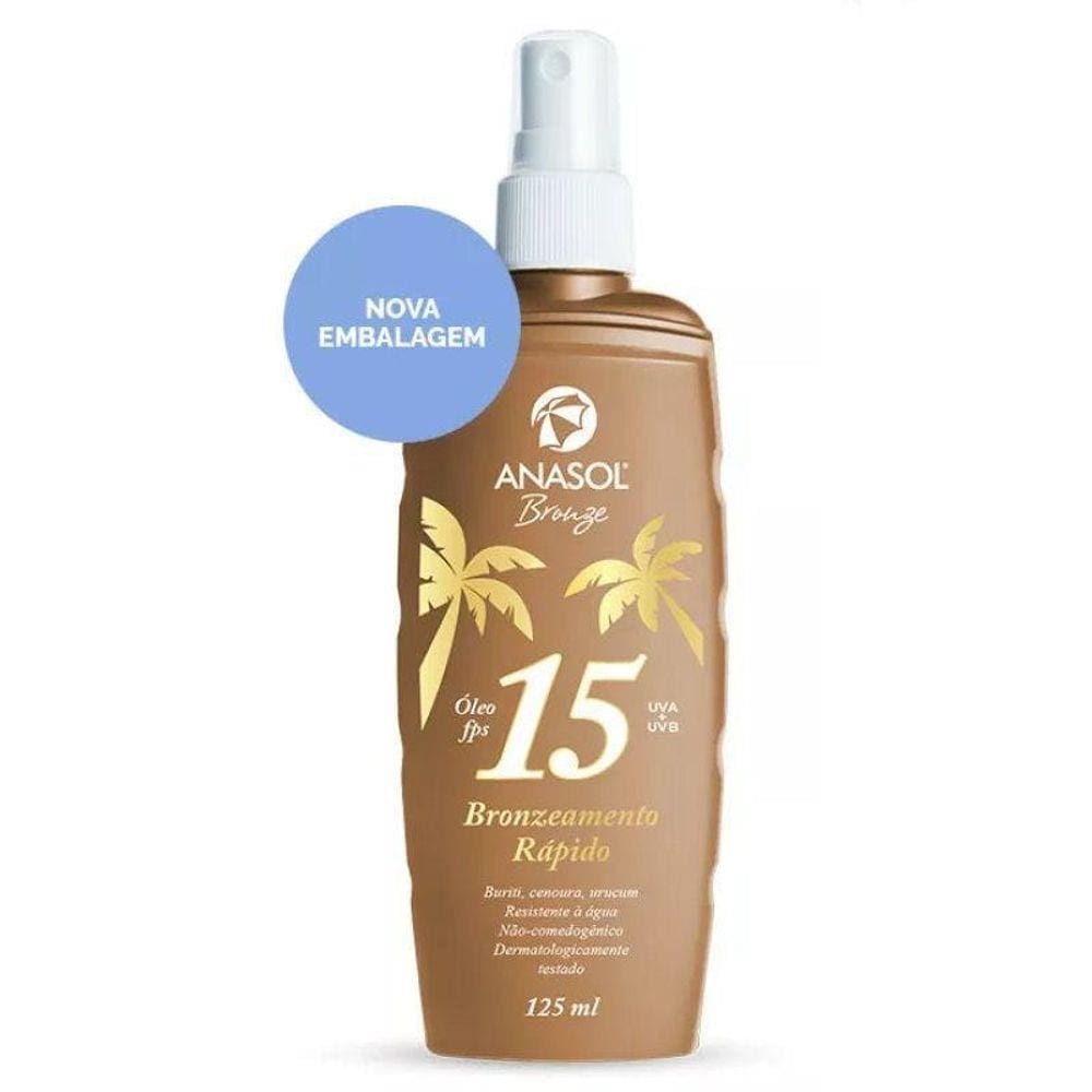 Óleo Bronzeador Anasol Fps15 125Ml