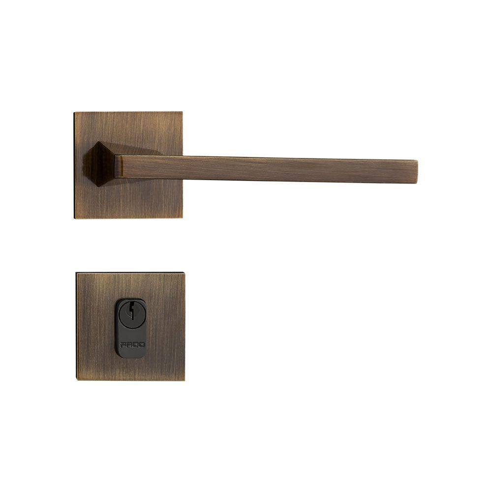 Fechadura Pado Karli Zamac Bronze Externa
