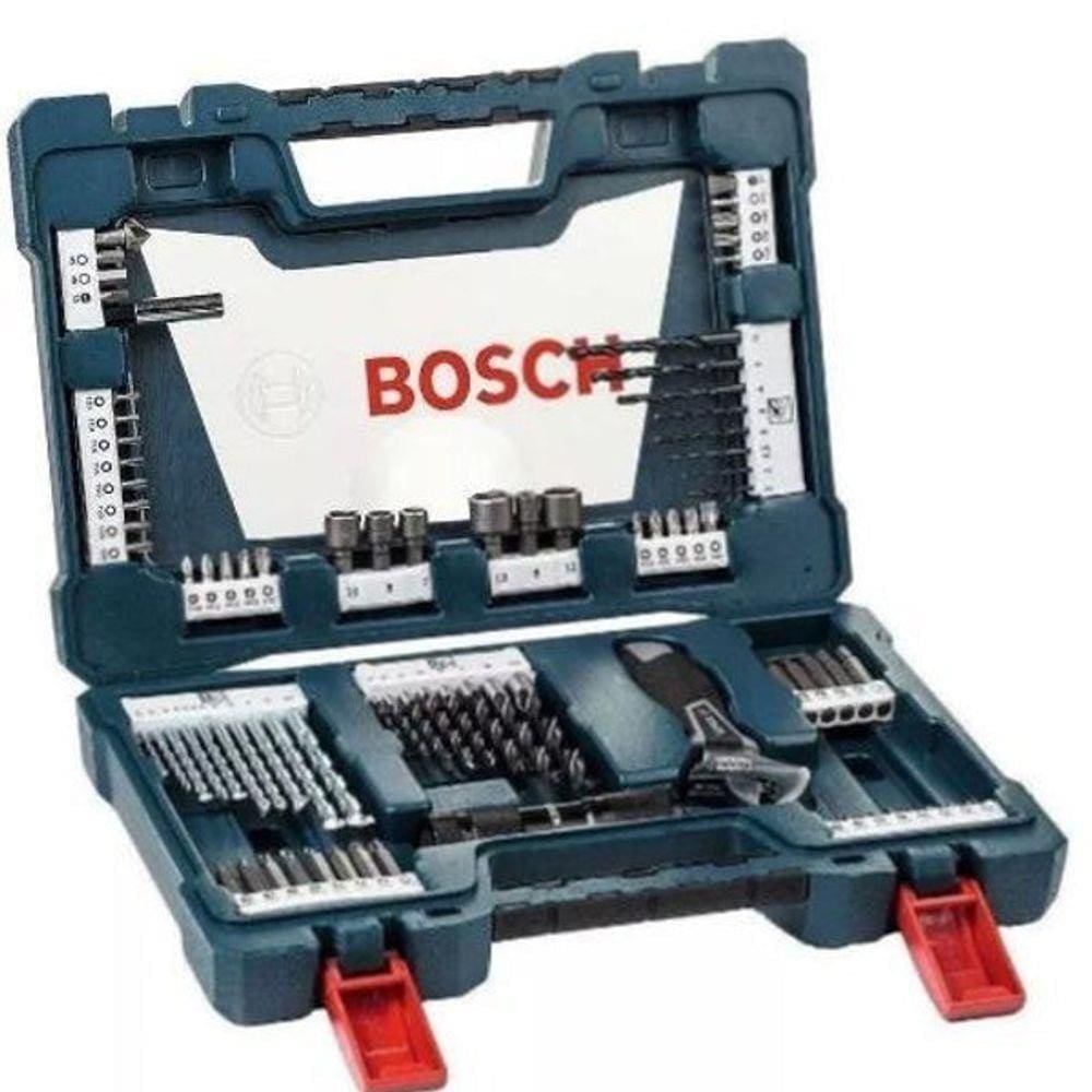 Kit De Ferramentas Brocas Titânio V Line Bosch 83 Peças